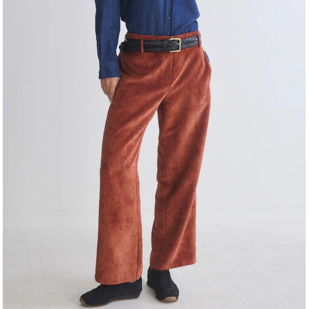 JNBY Brown Terracotta Corduroy Pants Women's‎ Size 28